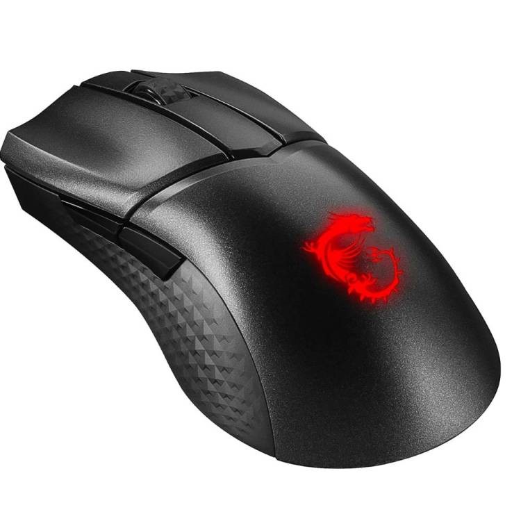 MSI GG CLUTCH GM51 LIGHTWEIGHT WIRELESS GAMING MOUSE MAX 26000 DPI OPTIK SENSOR 7KEY WITH WHEEL RGB LED MYSTIC LIGHT KABLOSUZ OYUNCU FARESI